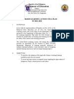 Department of Education: School-Based Learning Action Cell Plan SY 2021-2022