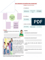 Ficha de Trabajo Sobre Aprendemos A Ser Empáticos para Llevarnos Bien