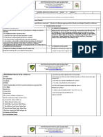 PLAN de AULA 10 Sociales INSESALBE Segundo Periodo