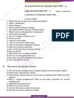 CBSE Class 9 Social Science Sample Paper SET 4