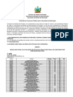 Microsoft Word - EDITAL N - 272 12-2018-RESULTADO FINAL T - 315TULOS E FINAL CERTAME - POR DISCIPLI...