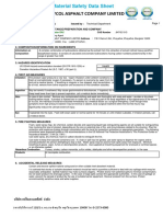 Raycol Asphalt Company Limited: Material Safety Data Sheet