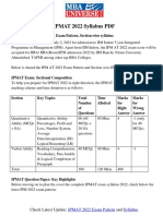 IPMAT 2022 Syllabus PDF: Key Changes in Syllabus & Exam Pattern, Section-Wise Syllabus