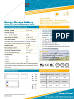 250AH Battery Datasheet