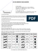 Manual RX Multi 433 868MHZ SMG 662MRX