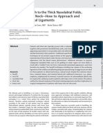 Surgical Approach To The Thick Nasolabial Folds, Jowls and Heavy Neck - How To Approach and Suspend The Facial Ligaments