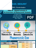 UNIT III - 3 - Phanerozoic Tectonics