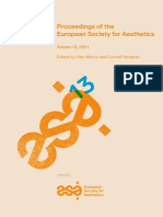 Proceedings of The European Society For Aesthetics: Volume 13, 2021 Edited by Vítor Moura and Connell Vaughan