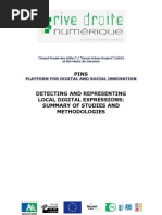 Pins Platform For Digital and Social Innovation : Detecting and Representing Local Digital Expressions: Summary of Studies and Methodologies