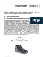 Epi - Chesf - Espécificação Técnica de Calçado de Segurança