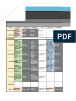 Horario Examenes Finales y Tribunales