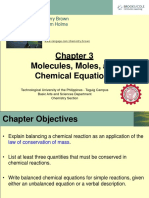 Chapter 3 Molecules Moles and Chemical Equations PDF ECE A