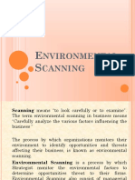  Environmental Scanning