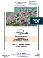 Informe de Gestion Miranda Cauca 2021