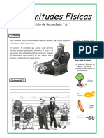 Magnitudes Físicas para Segundo Grado de Secundaria