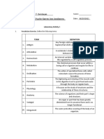 Exercise 1 - Anatomical Terms