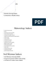 Drought Indices
