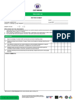 COT RPMS Rating Sheet For T I III For SY 2021 2022 in The Time of COVID 19