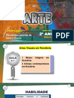 Slide - Aula 06 Artes 2ºano - Aluno