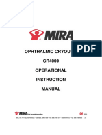 Cryounit Equipment Instruction Manual PDF