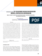 Musicoterapia y Relaciones Sociales en Educación Infantil