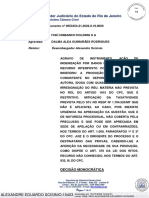 Poder Judiciário Do Estado Do Rio de Janeiro: Relator: Desembargador Alexandre Scisinio