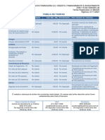 Facta Financeira Tabela de Tarifas