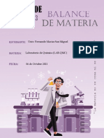 Balance de Materia Informe