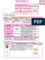 5° Sesión de Aprendizaje Sesión 1-Sem.1-Exp.2-Tutoria