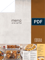 Menu A La Carta 2021