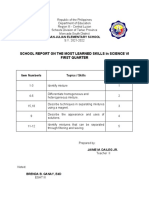 Sjes-Most-And-Least-Learned-Skills-In-Science Vi