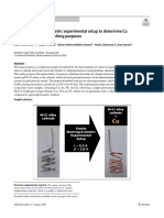 A Simple Electrogravimetric Experimental Setup To Determine Cu in Alloy Samples For Teaching Purposes