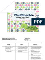 Plan de Clase Semanal 24-28 Mayo