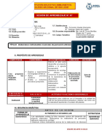 Sesión de Aprendizaje 7 - Ii