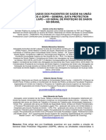 Rci o Acesso Aos Dados Dos Pacientes de Saúde Na União Europeia Após A GDPR e A LGPD 06 2019