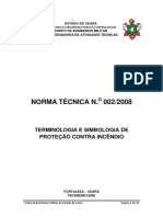 NT 002 Terminologia e Simbologia de Proteção Contra Incêndio