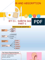 Digestion and Absorption by Dr. Sunita Saxena Part - 1