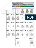 Planilha de Limpeza Semanal