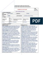 Plan Anual Biolog°a 3