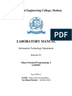 Laboratory Manual: Government Engineering College, Modasa