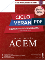 Solucionario de Simulacro 2 Acem