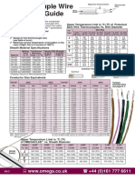 Thermocouple Wire Reference Guide: WWW - Omega.co - Uk +44 (0) 161 777 6611 WWW - Omega.co - Uk +44 (0) 161 777 6611