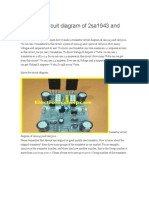 Transistor Circuit Diagram of 2sa1943 and 2sc5200