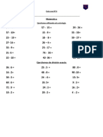 Guía #6 Lectura y Matematica Reforzamiento