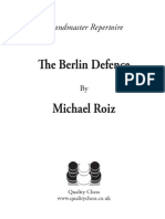 The Berlin Defence Michael Roiz: Grandmaster Repertoire