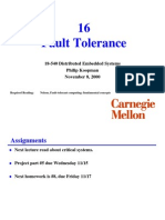 16 Fault Tolerance