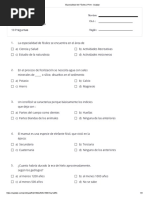 Examen de Fosiles Sin Respuestas