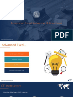 Advanced Excel Formulas & Functions Course Present