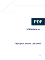 Fingerprint Secure USB Drive: User Manual