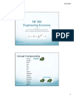 NE 364 Engineering Economy: Annual Compounding